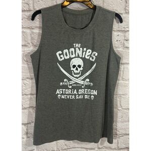 Goonies Tank Top Womens Size Large "Never Say Die" Astoria, Oregon Never Worn